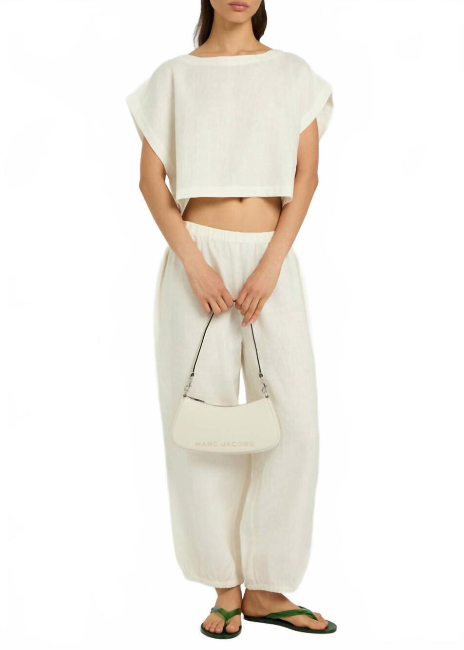 NEW SUZIE KONDI kori boatneck top in white